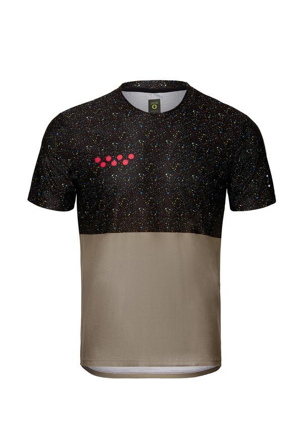 Pedla Off Grid/Luna Tee [Colour: Speckle Black] [Size: XL]