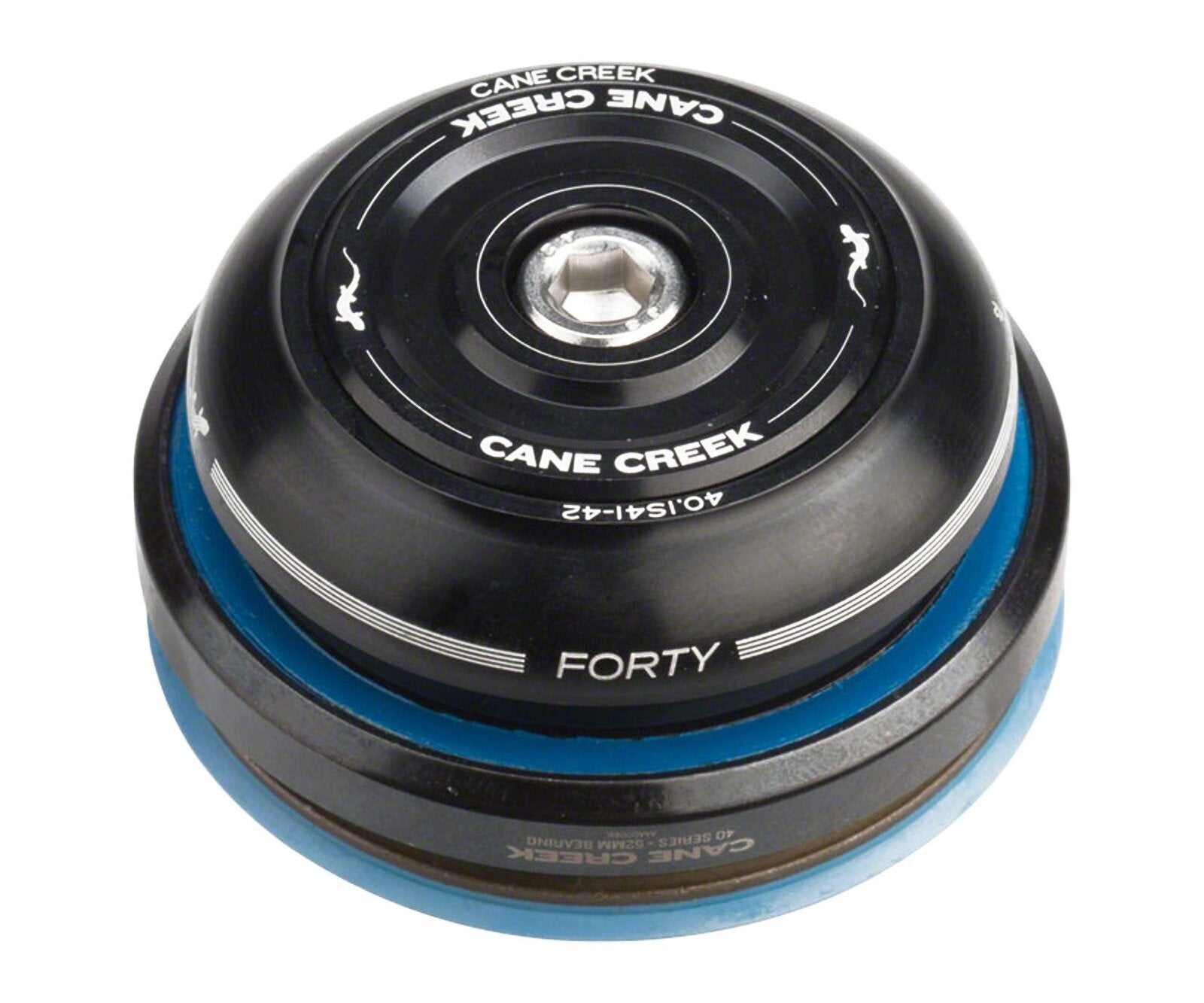 Cane Creek 40 Series Tapered Headset Assembly - IS41/28.6/H9 | IS52/40 Black (BAA0741K)