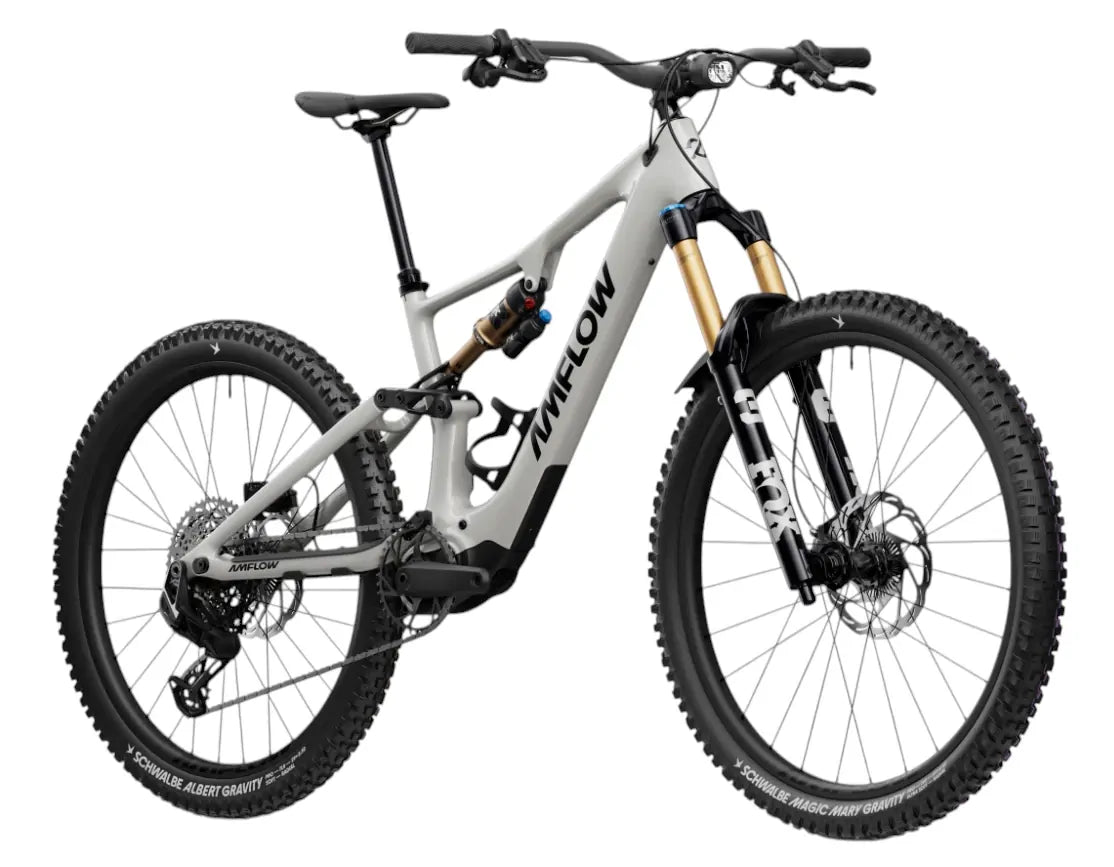 2027 Amflow PX Carbon Pro E-MTB - Moonstone Grey