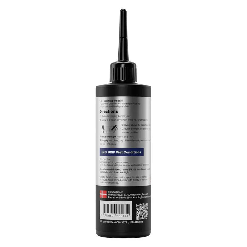 CeramicSpeed UFO Drip Wet Conditions Wax Lube 100ml