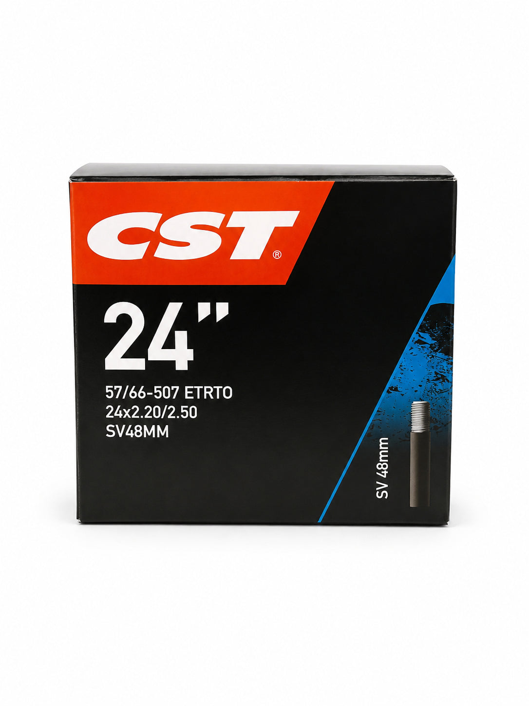 CST Inner Bicycle Tube 24 x 2.20-2.50 Schrader Valve 48mm