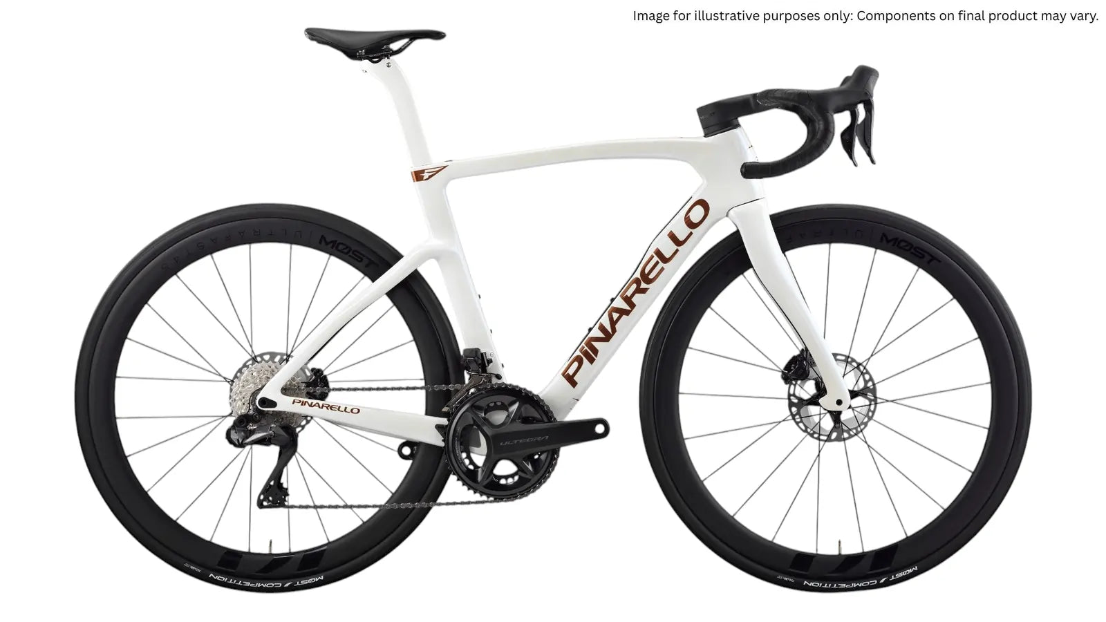 2026 Pinarello F7 Force AXS Road Bike - 51.5cm / Alabaster White Shiny
#colour_alabaster white shiny