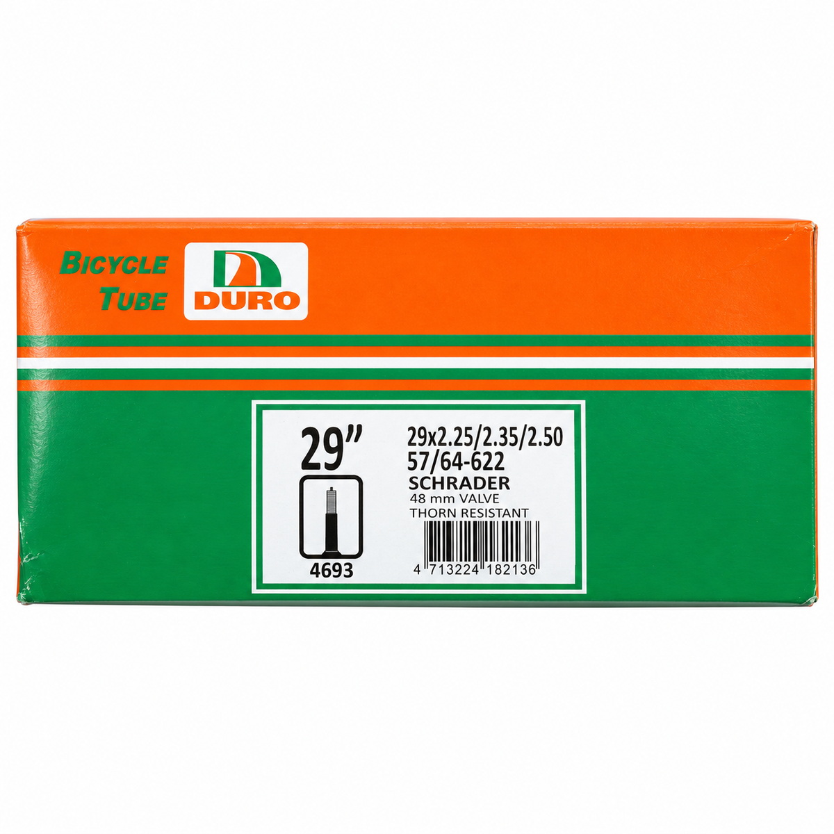 Duro 29er Thorn Resistant Inner Tube 29 x 2.25–2.50 Schrader 48mm