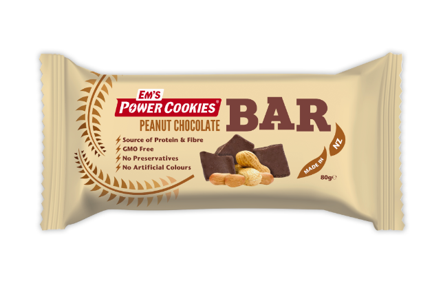Em's Power Cookies - Energy Bar [Flavour: Peanut Chocolate] (80g)