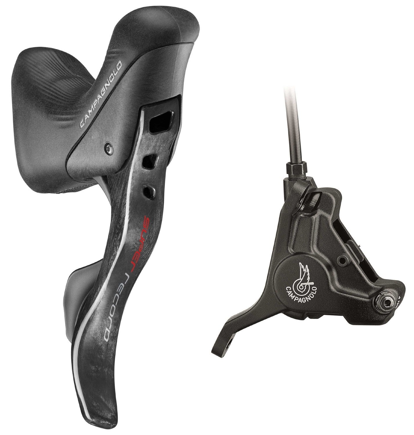 Campagnolo Super Record 12x2 Speed Disc Brake Ergopower Control & Caliper Shifter [Left]