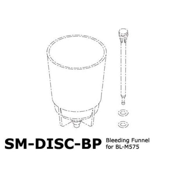Shimano SM-Disc BL-M575 Funnel Tool w/Oil Stopper for Bleeding Hydraulic Disc Brakes