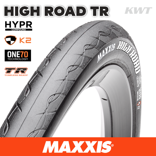 Maxxis High Road HYPR K2 ONE70 Tubeless Ready (TR) Road Tyre