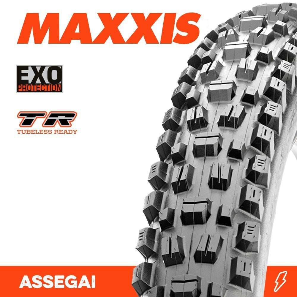 Maxxis Assegai Folding EXO TR MTB Tyre [Size: 27.5 x 2.60]