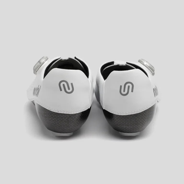 Nimbl Ultimate Exceed Road Cycling Shoes – White/Silver