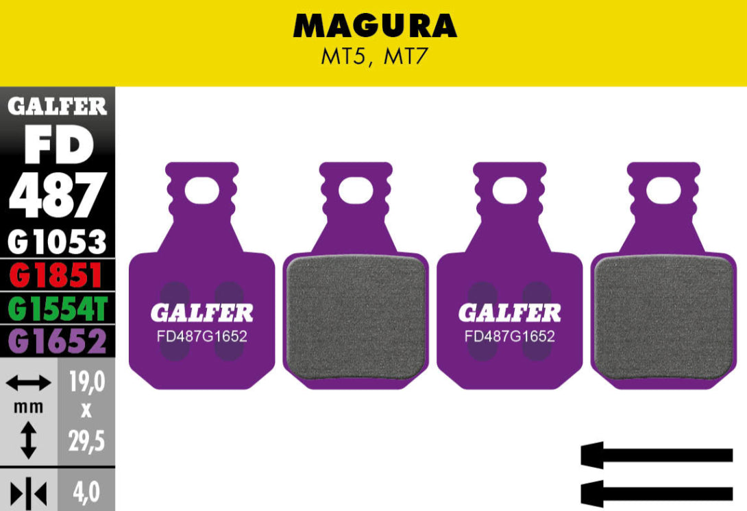 Galfer FD487 Magura Brake Pads