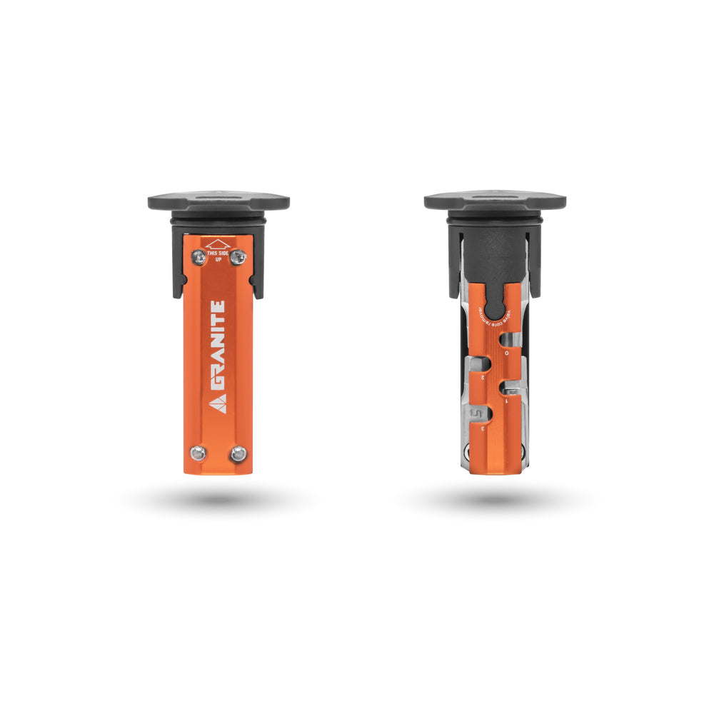 Granite Design Stash Multi Tool Kit Inside Steerer (Tapered 1 1/8-1 1/2) w/ 42mm Cap Orange