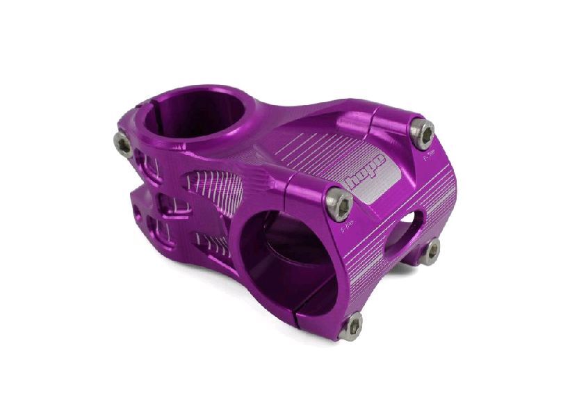Hope AM Stem 50mm Length 0 Rise 31.8 Clamp Purple