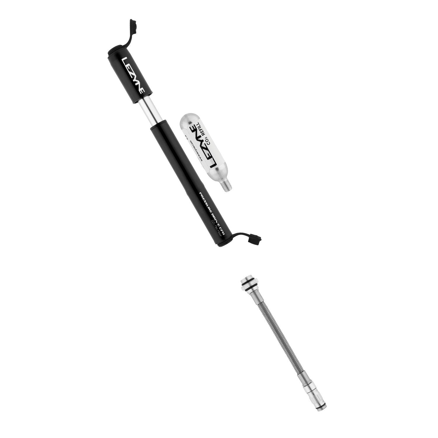 Lezyne Pressure Drive CFH CO2 & Pump Combo w Threaded Connection