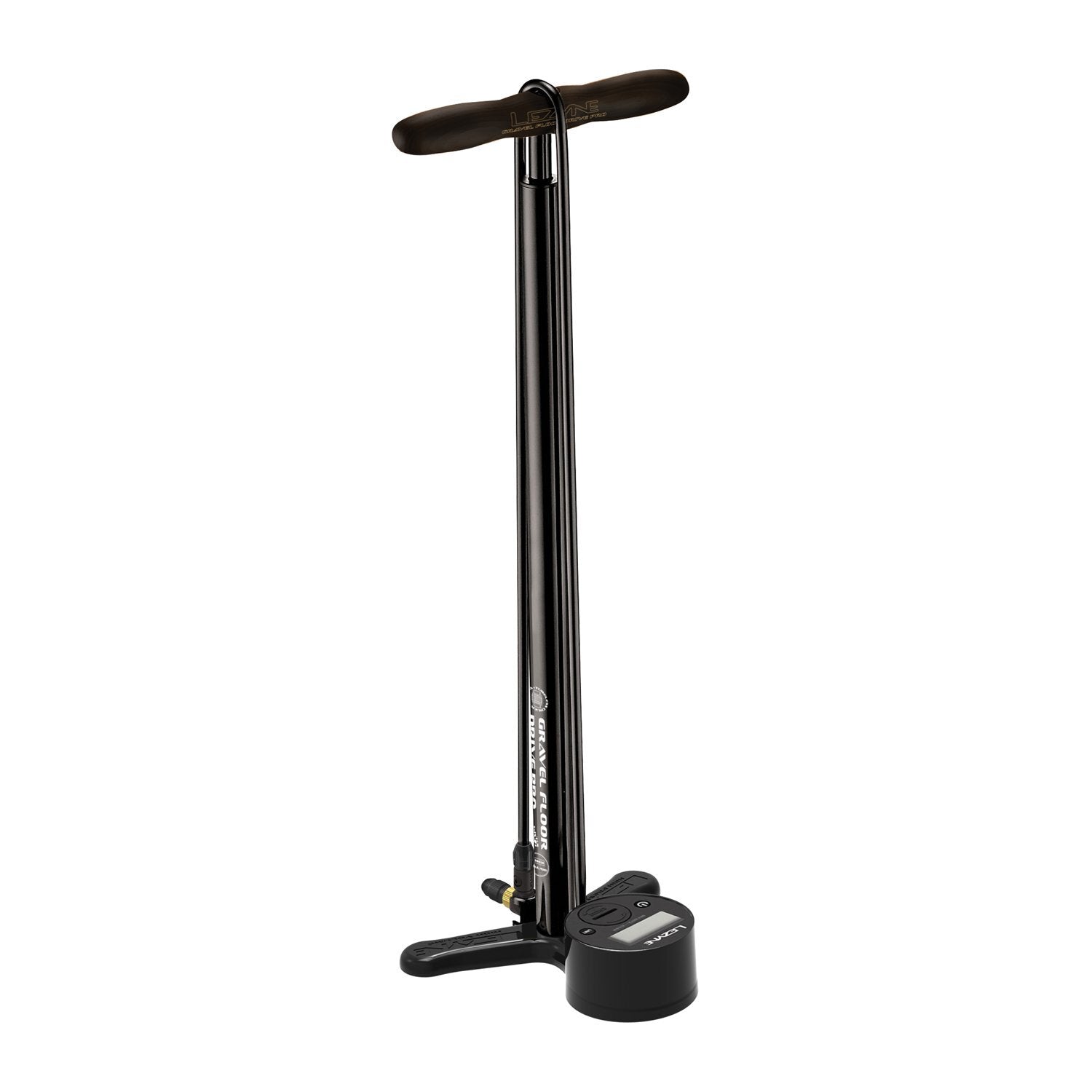 Lezyne Gravel Digital Drive Pro Floor Pump - Black (100PSI Max)
