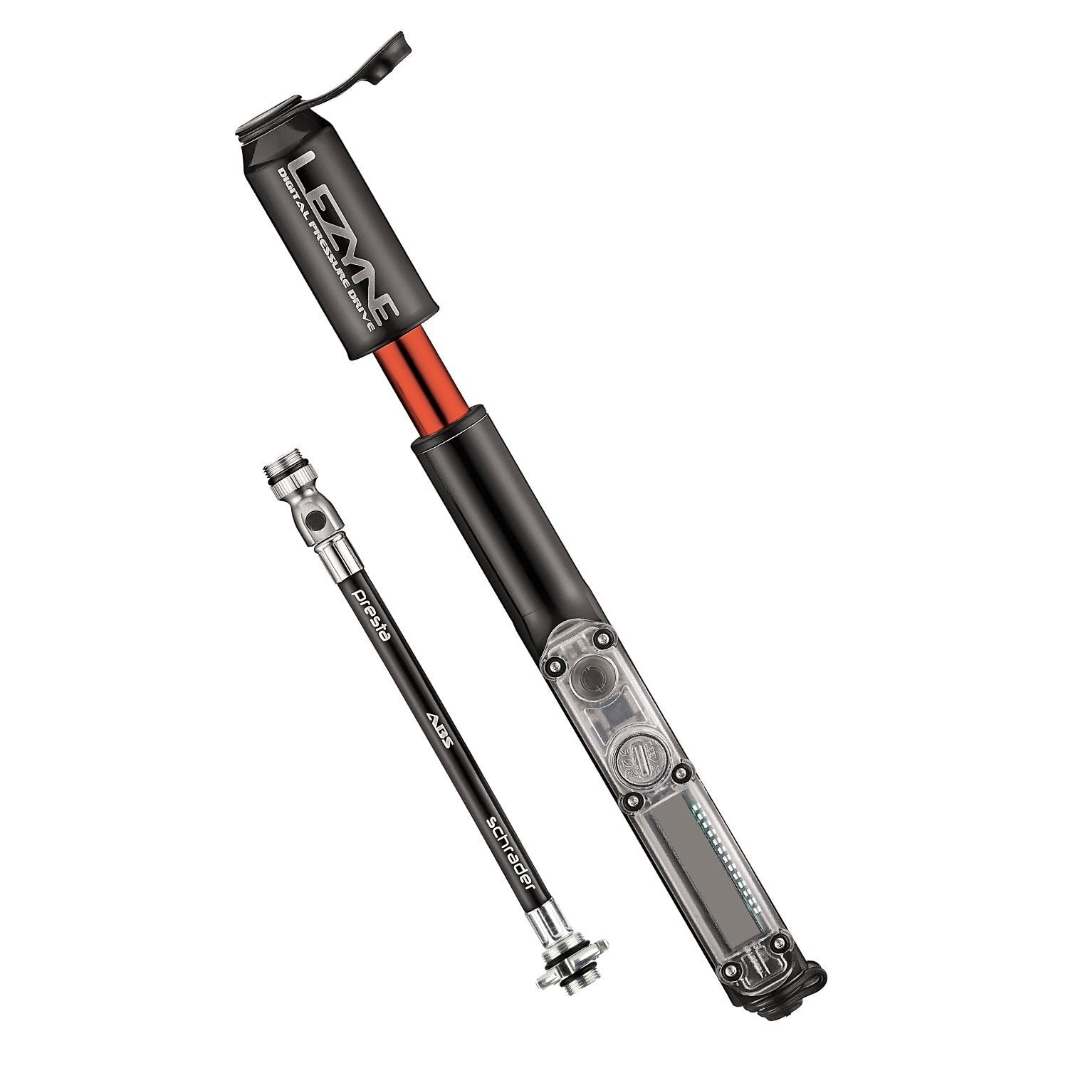 Lezyne Digital Pressure Drive Black - Max 120 psi / 8.3 bar