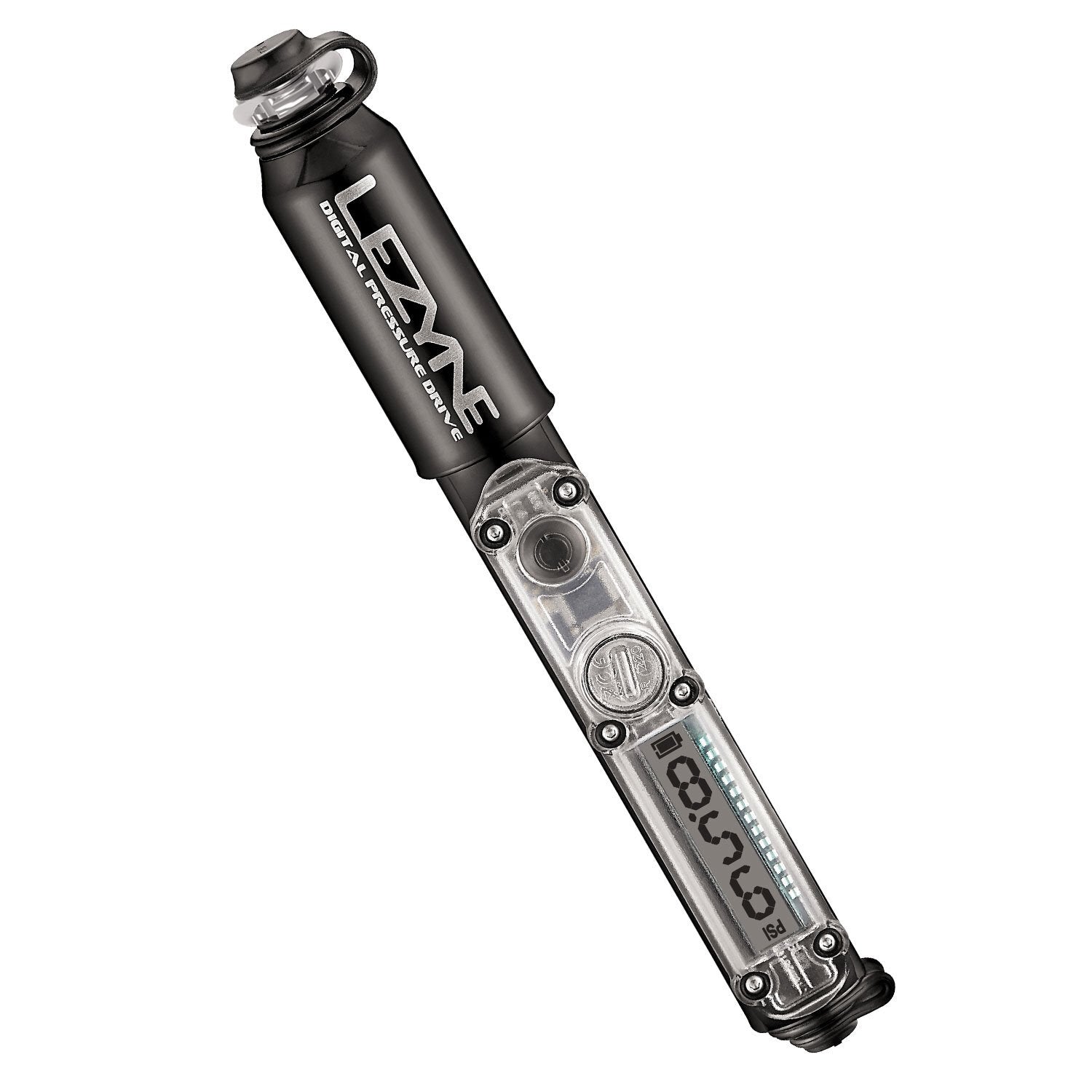 Lezyne Digital Pressure Drive Black - Max 120 psi / 8.3 bar