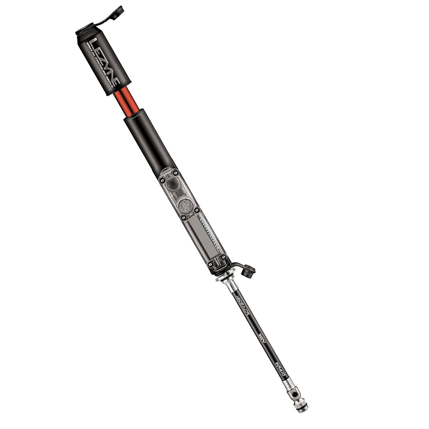 Lezyne Digital Pressure Drive Black - Max 120 psi / 8.3 bar