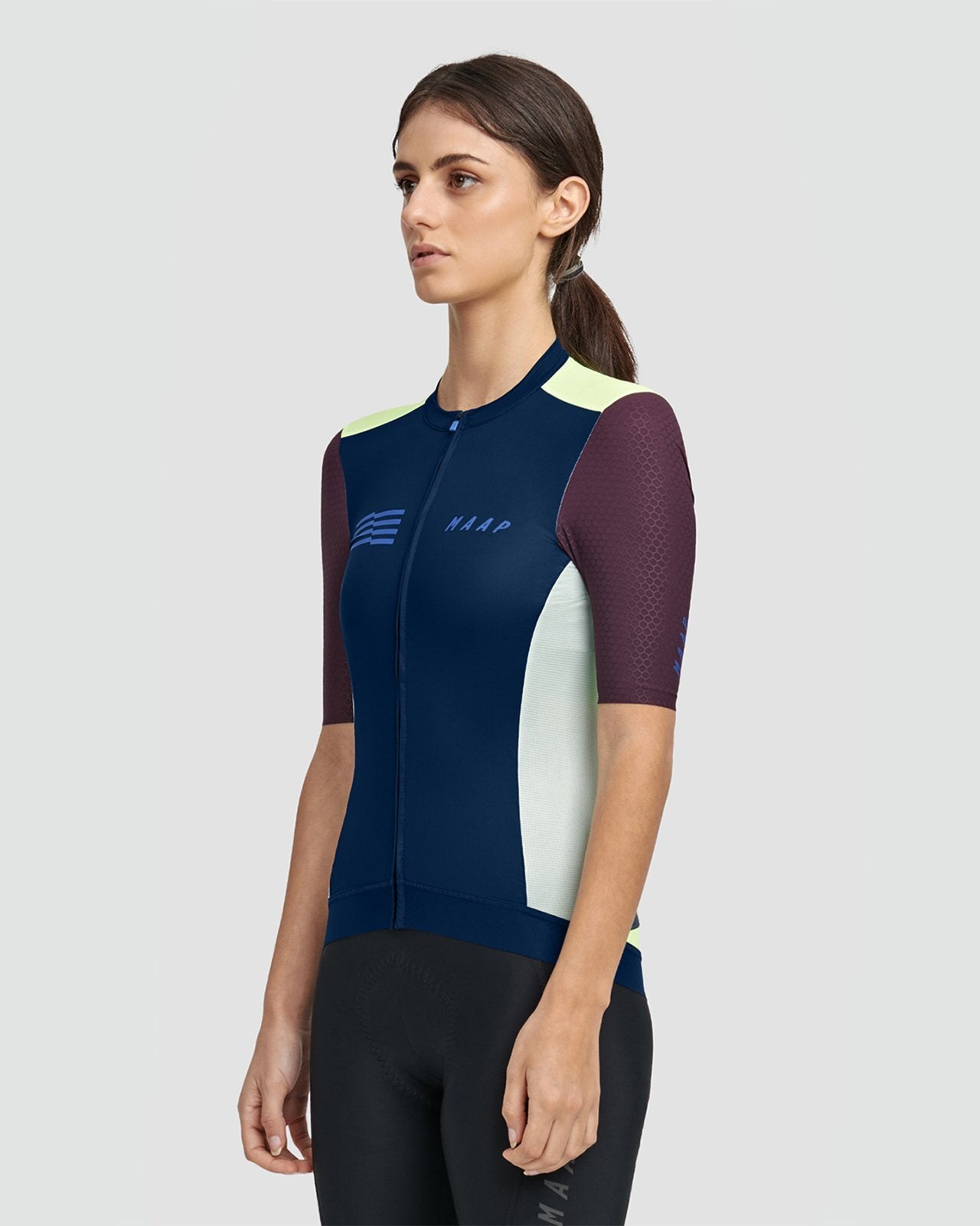 Maap Women's Emblem Pro Hex Jersey [Colour: Navy Mix] [Size: Large]