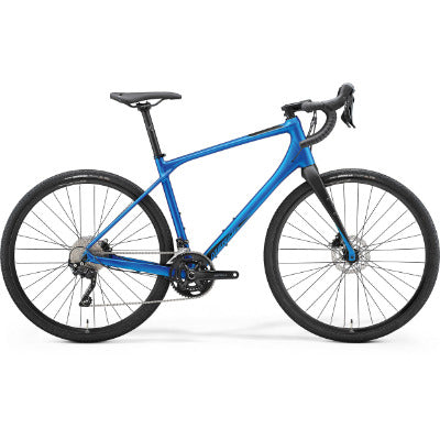 2021 Merida Silex 400 Gravel Bike [Colour: Matt Blue (Black)] [Size: M]