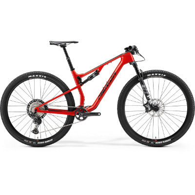 2021 Merida Ninety Six RC XT - Dual Suspension Mountain Bike [Size: M] [Colour: Glossy Race Red (Black)]