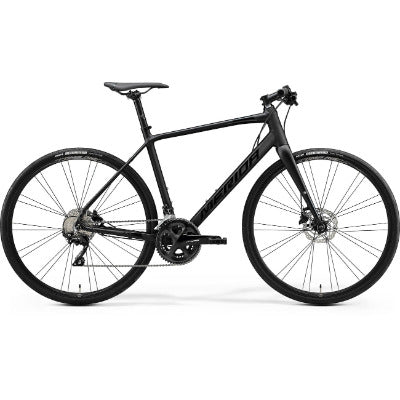 2021 Merida Speeder 400 [Colour: Matte Black (Glossy Black)] [Size: XS]