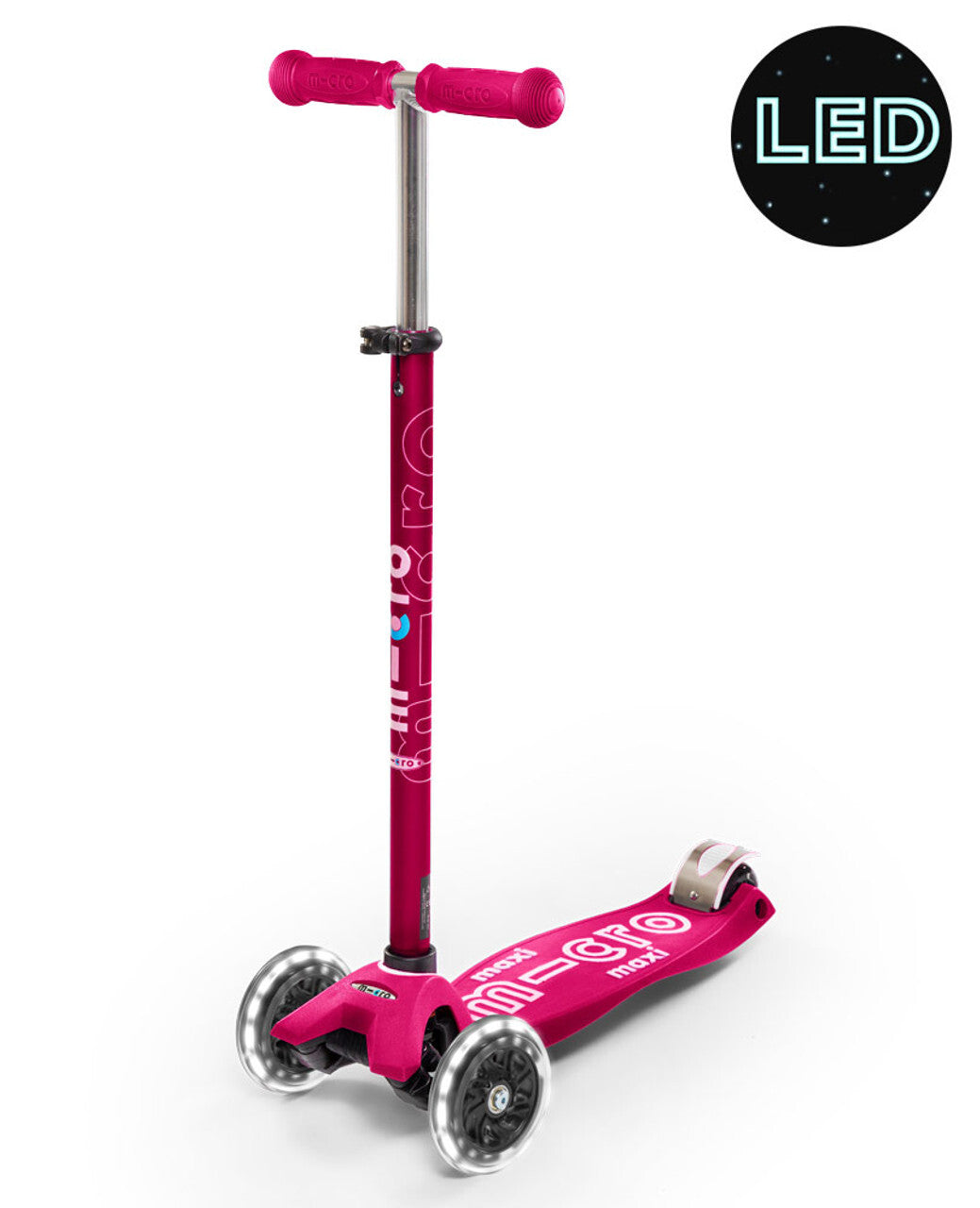 Maxi Micro Deluxe Scooter [Colour: Led Pink]