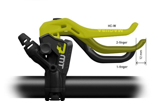 Magura MT5 HC1 Single Brake Lever and Caliper - 1-finger Aluminium Lever - for left or right