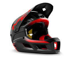 MET Parachute MCR Chin Guard [Colour: Black/Red] - Warranty