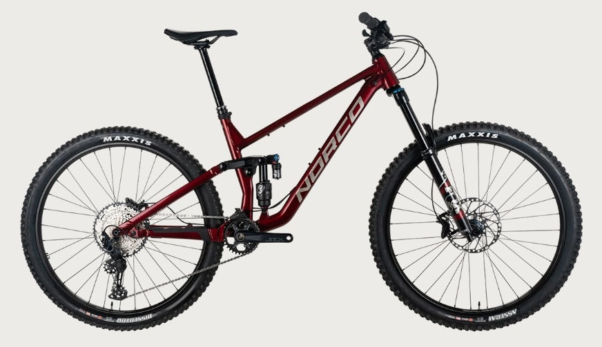 2021 Norco Sight A2 Dual Suspension MTB [Colour: Red/Silver] [Size: S (27")]