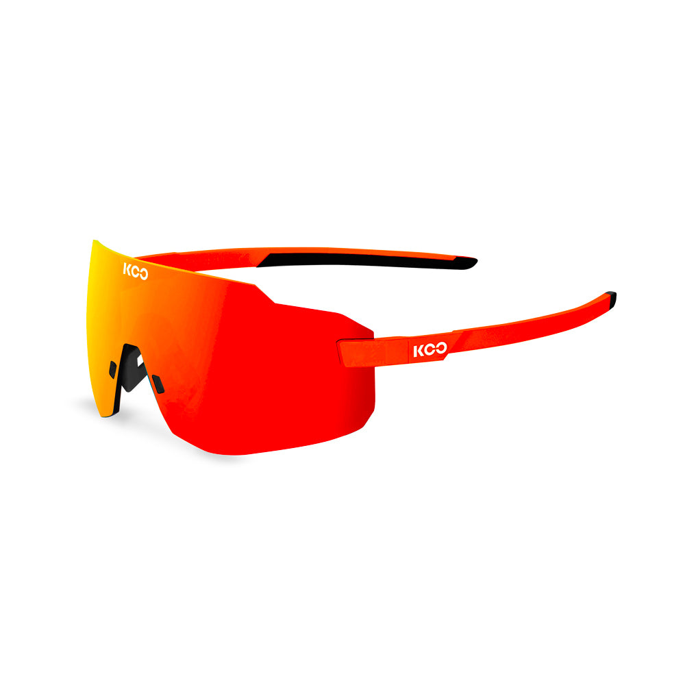 Koo Supernova Sunglasses [Colour: Orange Fluoro] [Lens: Red Mirror]