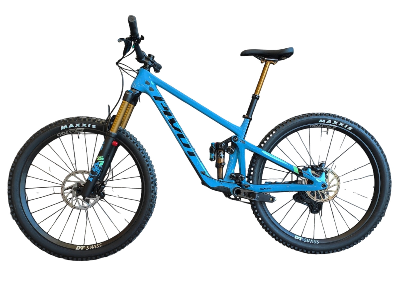 2024 Pivot Switchblade V6 Pro X0 Eagle Transmission - Neptune Blue - Medium