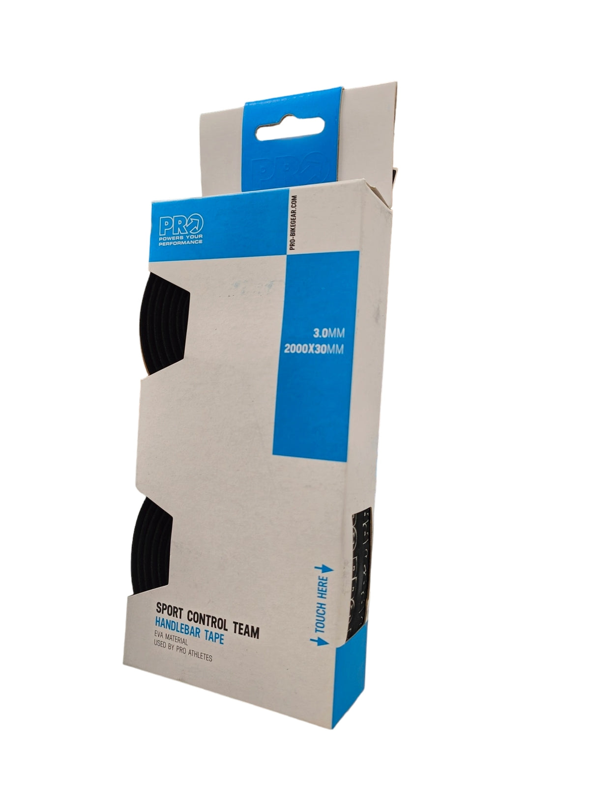 PRO Sport Control Handlebar Tape Team Black Debossed White