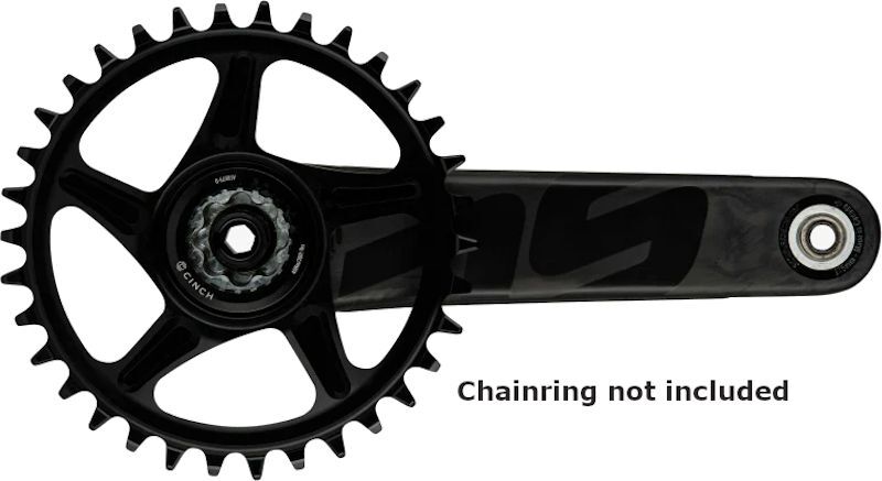Race Face Next SL Cinch Carbon Fibre Crankset Black