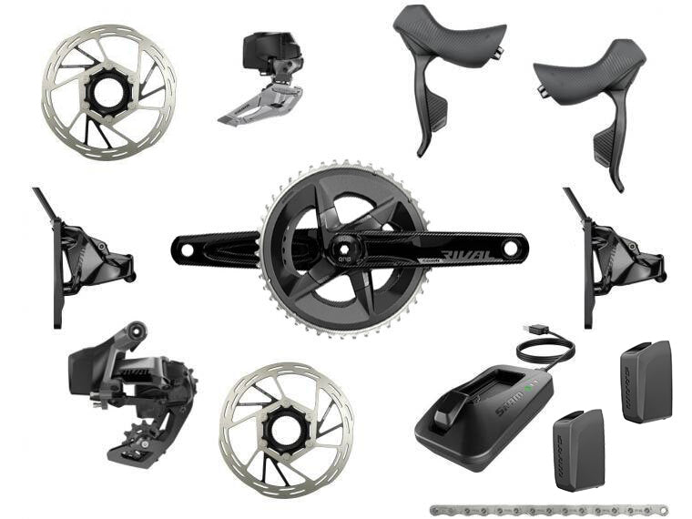 Sram Rival D1 AXS eTAP 12 Speed Wireless Disc Road Groupset (wo Cassette)