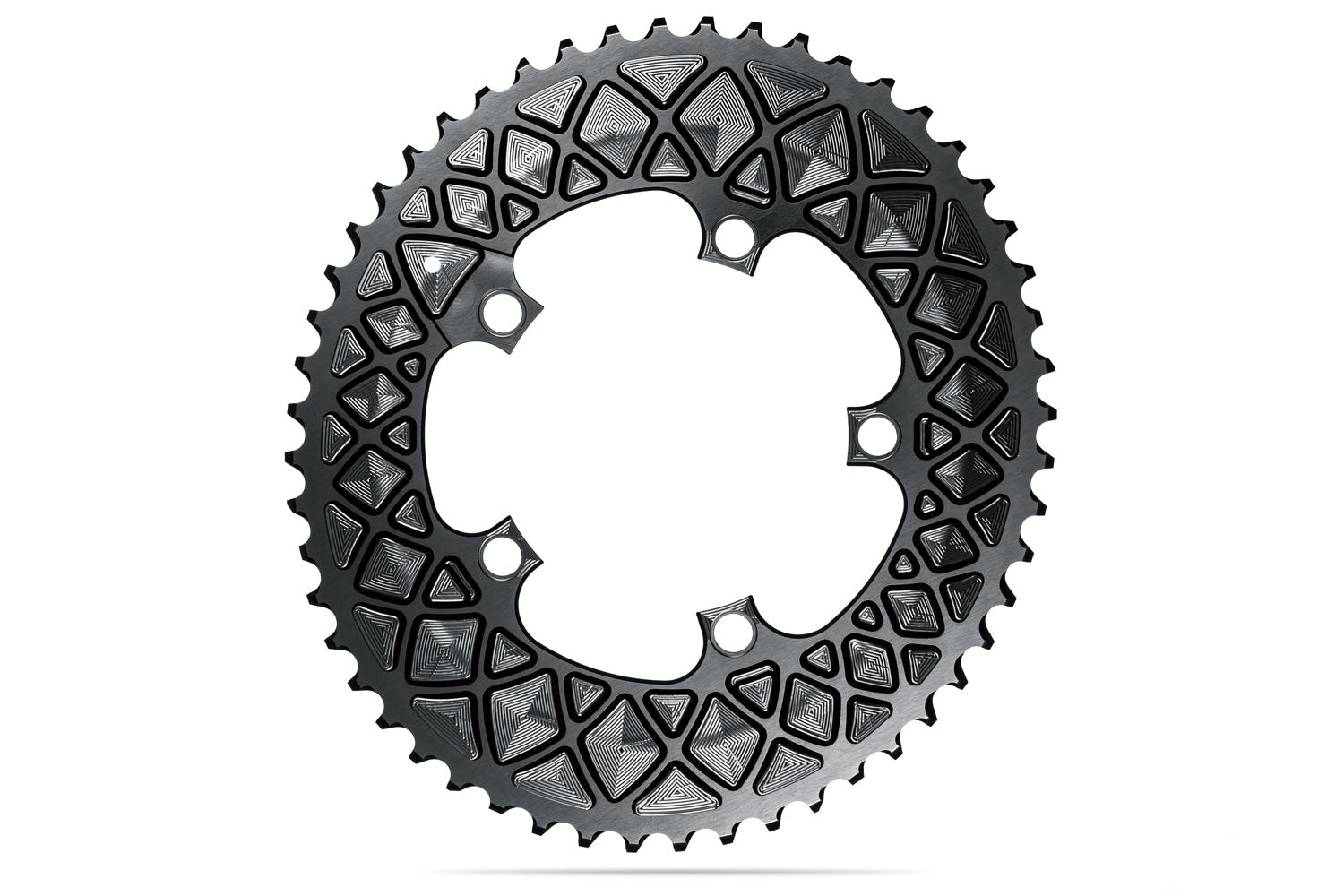 absoluteBLACK Premium Oval Road 110/5BCD Chainring for SRAM [Colour: Black] [Size: 50T]