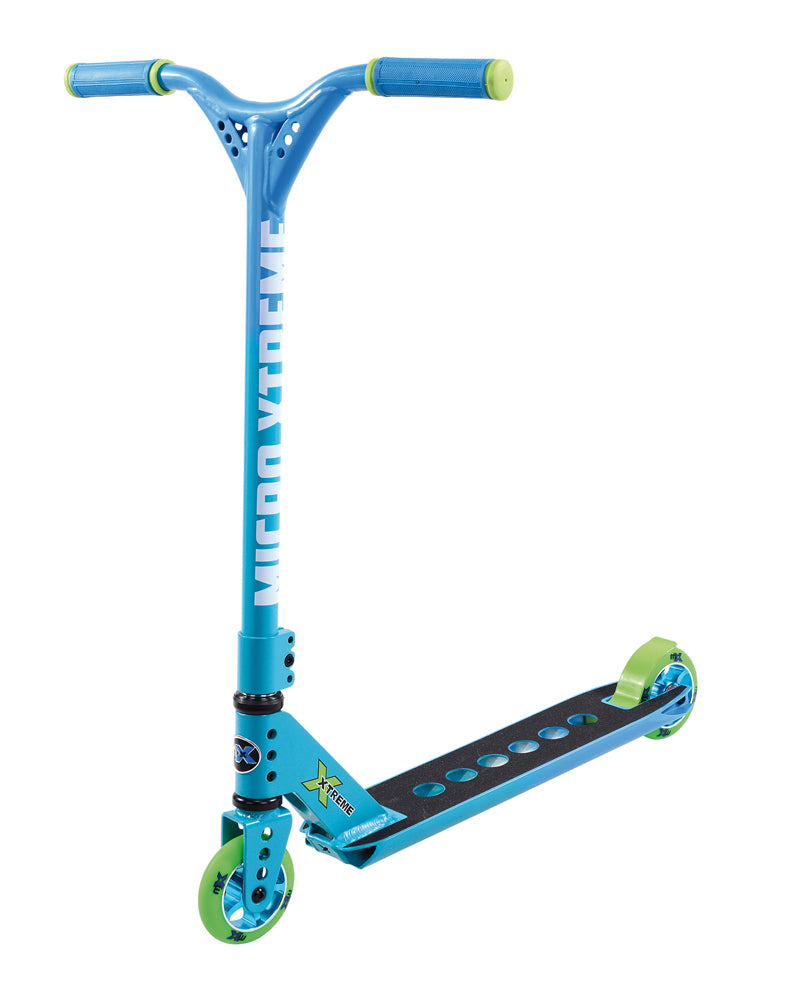 Micro mX Trixx Stunt Scooter - Rainbow Blue