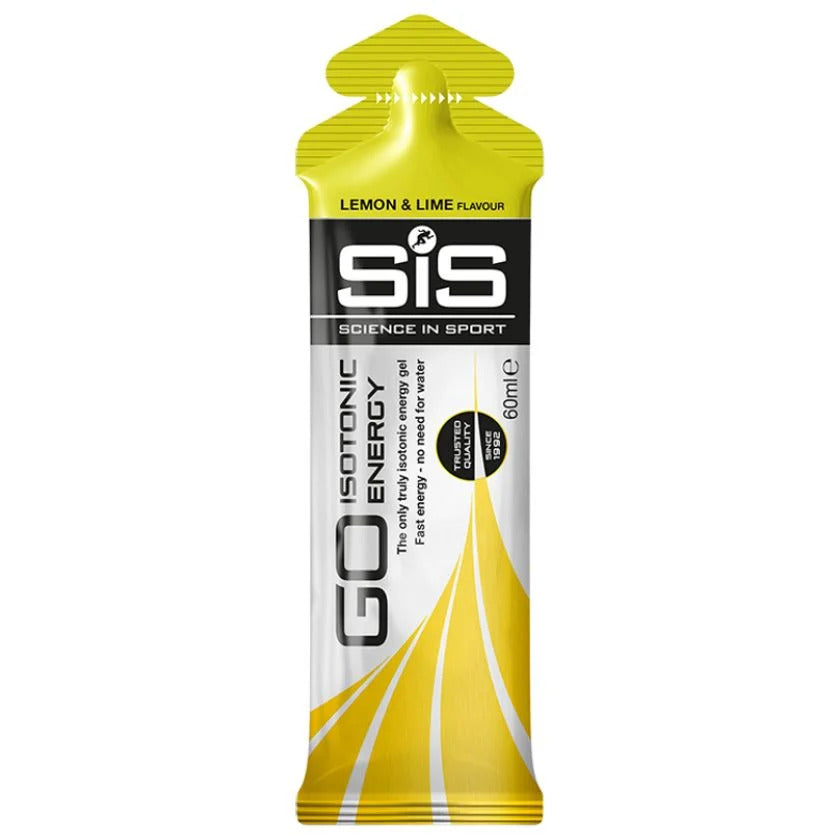 Science In Sport (SIS) GO Isotonic Energy Gel - [Size: Single Gel (60ml)] [Flavour: Lemon & Lime]