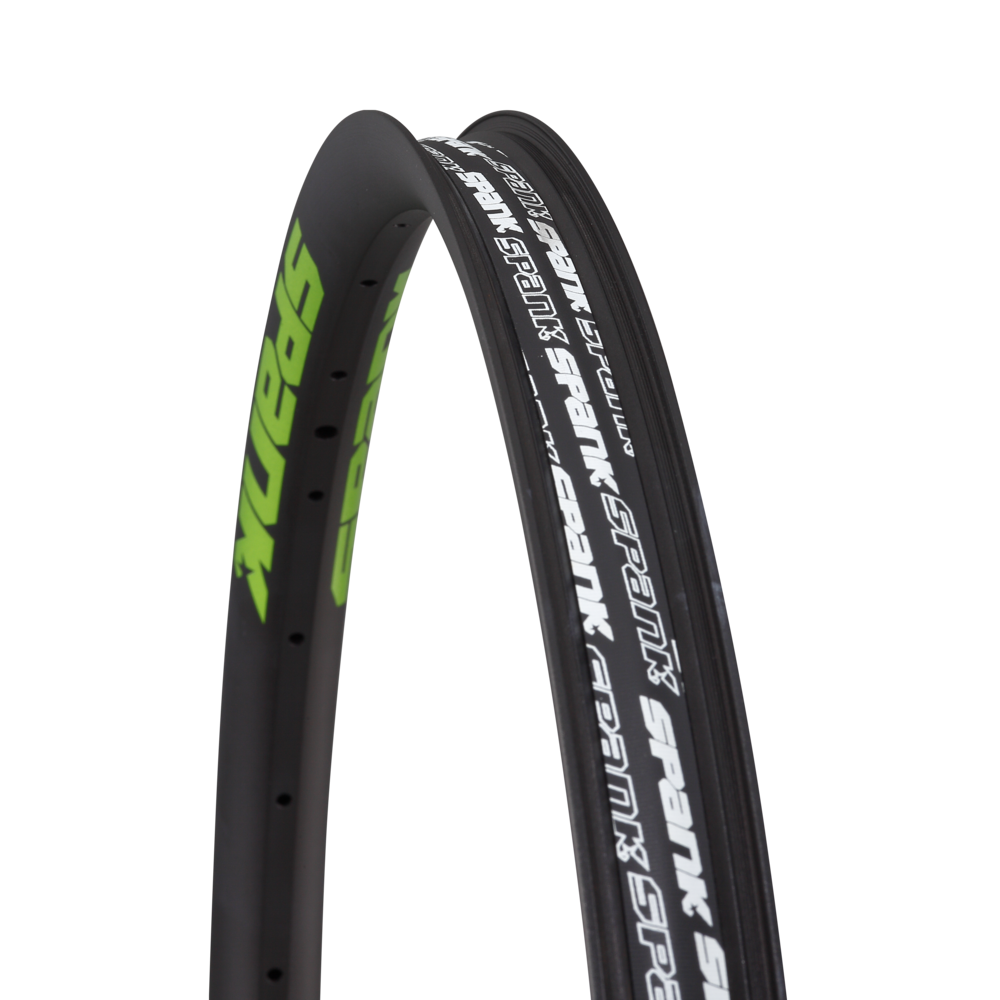 Spank Oozy Trail 395+ Rim 29in 32H Black/Green