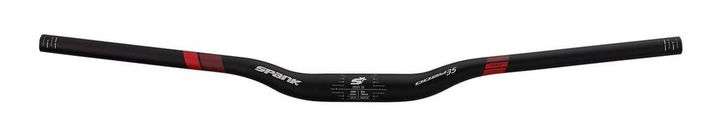 Spank Oozy 35 Bar Rise:25mm Black/Red