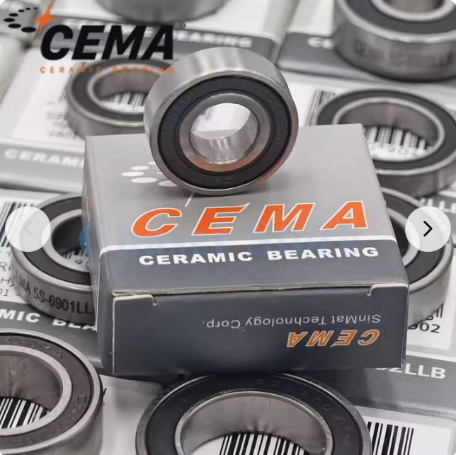Cema Bearings SRC-5S-15267 LLB ABEC-5 Ceramic Hybrid Hub Bearing 15x26x7mm