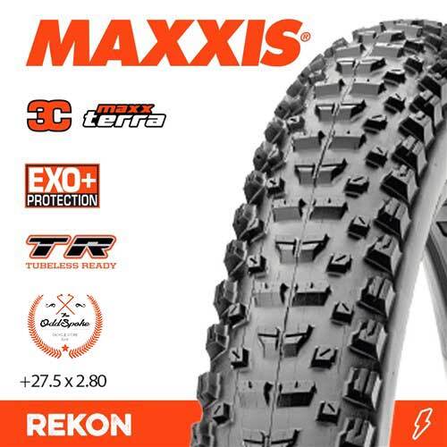Maxxis Rekon+ 27.5 x 2.80 Plus 3C MaxxTerra EXO+ TR Fold Tyre