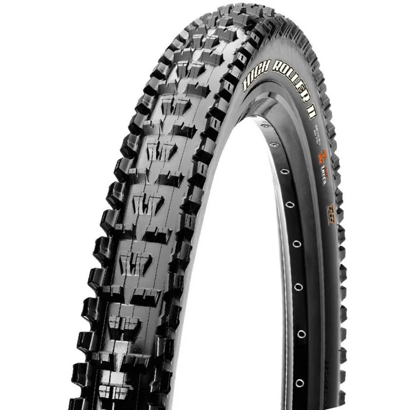 Maxxis High Roller II WT 3C MaxxTerra DD (DoubleDown) TR Fold 120TPI Tyre [Size: 27.5 x 2.50]