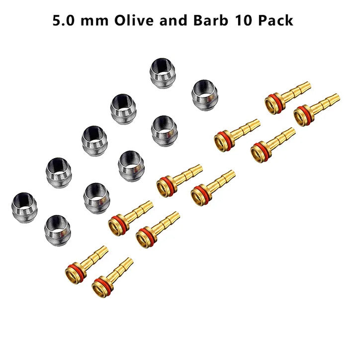 TRP Olive and Barb Pairs (Suits 5mm hose)
