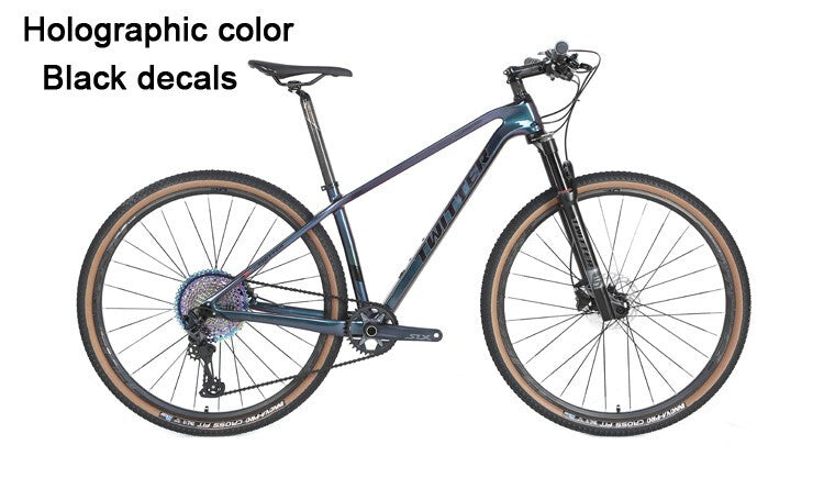 2021 Twitter Warrior Pro Carbon MTB [Colour: Holographic] [Size: Large]