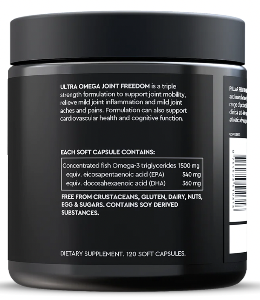 Pillar Performance Ultra Omega Joint Freedom 120 Caps