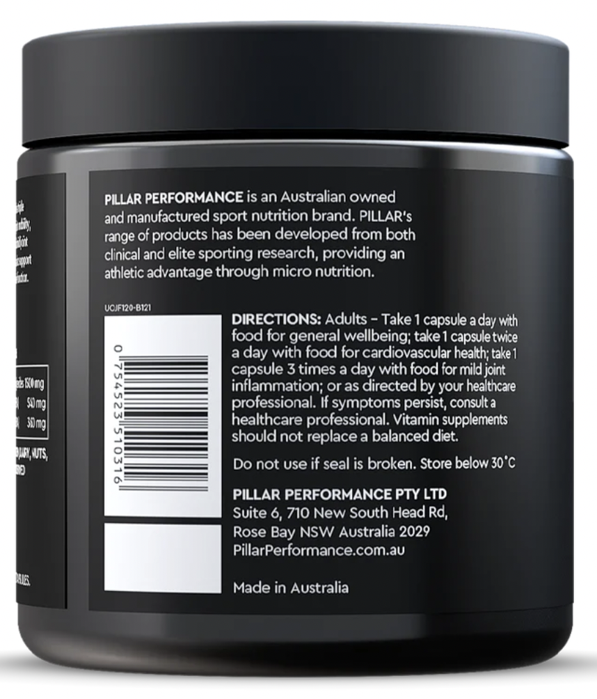 Pillar Performance Ultra Omega Joint Freedom 120 Caps