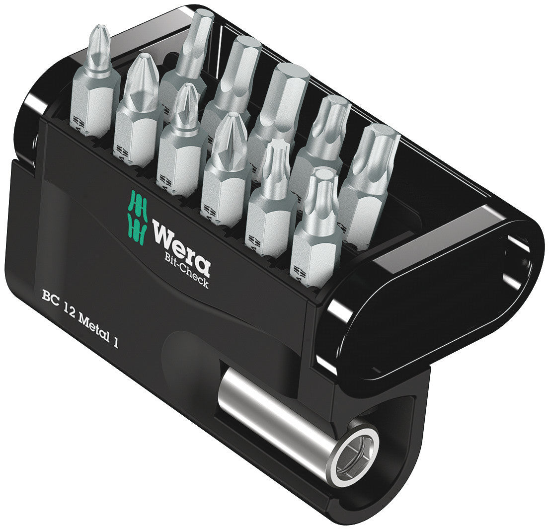 Wera Bit-Check 12 Metal 1 Bits Assortment