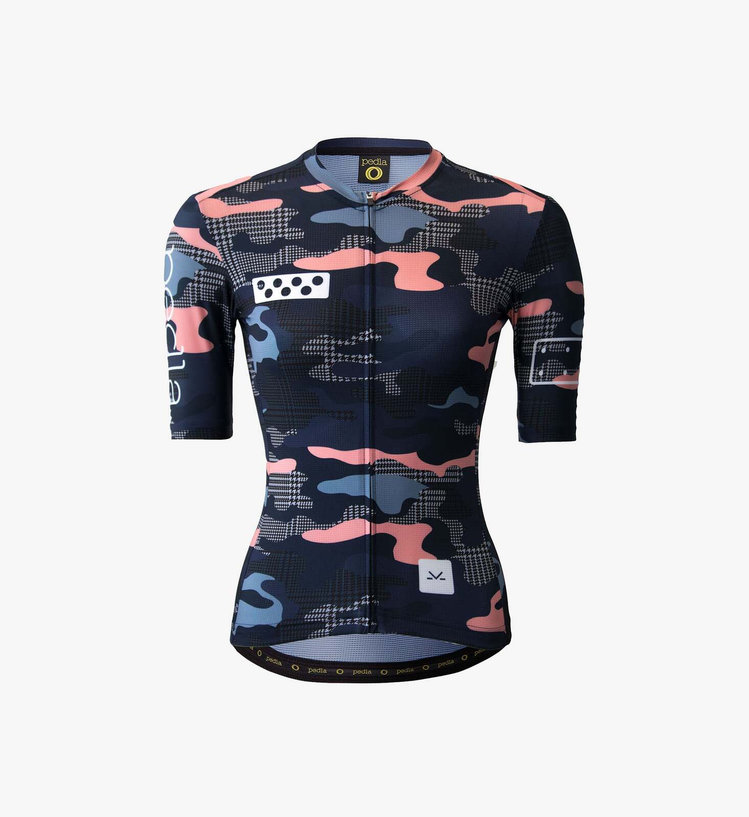 Pedla HoundsCAMO Womens LunaLUXE Cycling Jersey [Colour: Navy Haze] [Size: 2XS] 