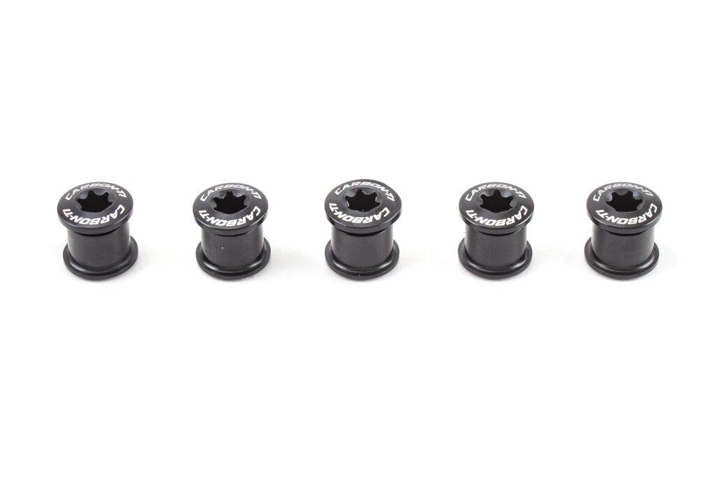 Carbon-Ti X-Fix BCD 107 2X Chainring Fixing Bolts Black