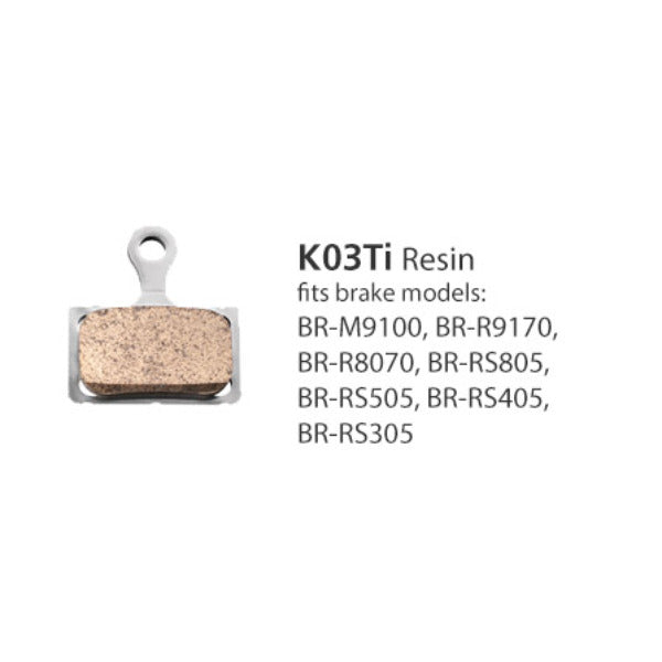 Shimano BR-M9100 Resin Pads & Spring K03Ti also BR-R9170 